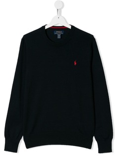 Ralph Lauren Kids свитер с круглым вырезом