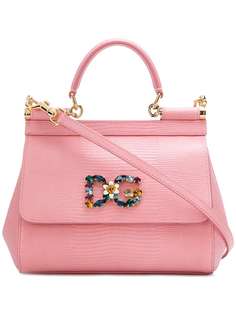 Dolce & Gabbana logo embellished Sicily shoulder bag