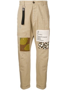Dsquared2 чиносы с нашивками