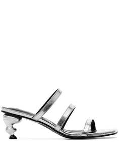 Yuul Yie босоножки с эффектом металлик