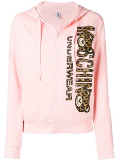 Moschino худи на молнии с принтом Toy