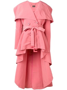 Elisabetta Franchi жакет асимметричного кроя с поясом