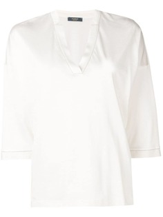 Peserico блузка с отделкой