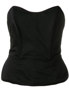 Yves Saint Laurent Vintage корсетный топ 1980-х годов