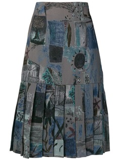 Jean Louis Scherrer Vintage юбка с плиссированным подолом