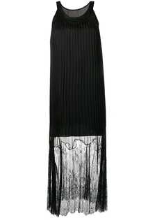 McQ Alexander McQueen плиссированное платье макси из кружева