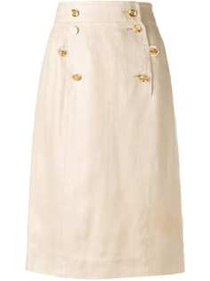 Chanel Vintage двубортная юбка 1980-х годов