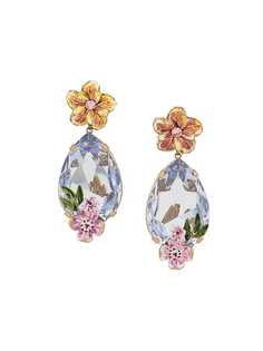 Dolce & Gabbana клипсы цветочного дизайна