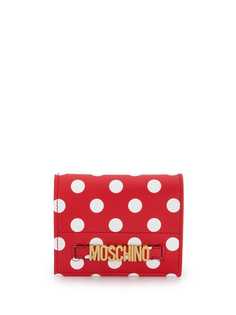Moschino кошелек в горох с логотипом