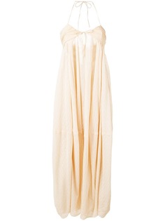 Jacquemus платье макси с вырезом халтер