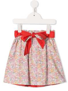 Familiar юбка с цветочным принтом и бантом