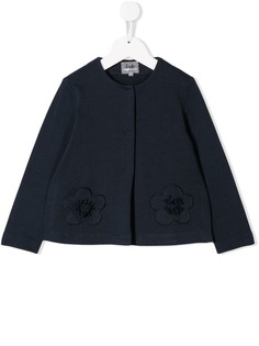 Il Gufo кардиган с цветочной аппликацией