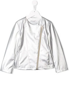 Herno Kids куртка со смещенной молнией