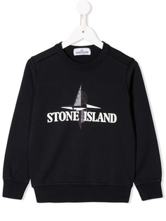 Stone Island Junior толстовка с логотипом