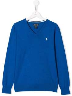 Ralph Lauren Kids джемпер с вышитым логотипом