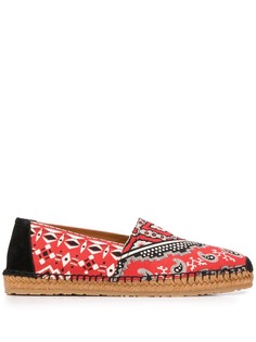 Etro paisley print espadrilles