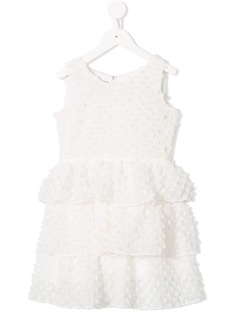 Little Bambah fuzzy ruffle dress