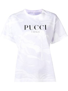 Emilio Pucci футболка La Villa с принтом и логотипом