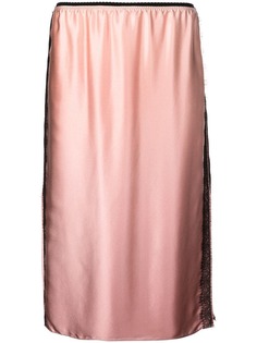 Jason Wu юбка прямого кроя с кружевной отделкой