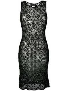 Dolce & Gabbana Vintage платье в технике кроше без рукавов