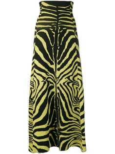 Laneus юбка с завышенной талией и принтом