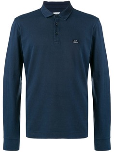 CP Company рубашка-поло с вышитым логотипом