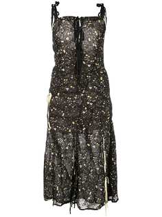 Renli Su платье с цветочным принтом