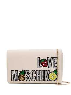 Love Moschino клатч с пайетками