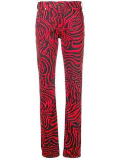 Calvin Klein 205W39nyc брюки с зебровым принтом