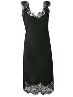 Gold Hawk платье без рукавов с кружевной отделкой