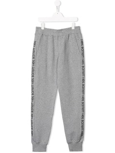 Neil Barrett Kids спортивные брюки с логотипом