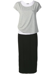 Liu Jo длинное платье-футболка в стиле колор-блок