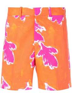 Prabal Gurung floral tailored shorts