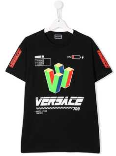 Young Versace футболка с графичным принтом