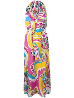 Emilio Pucci платье макси с абстрактным принтом