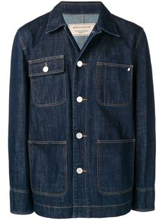 Maison Kitsuné джинсовая куртка оверсайз