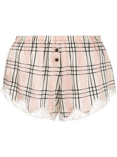 Morgan Lane клетчатые шорты Josephine