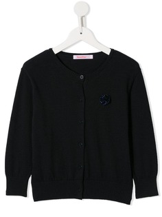 Familiar кардиган с цветочной аппликацией