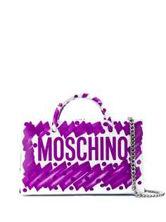 Moschino сумка через плечо с логотипом