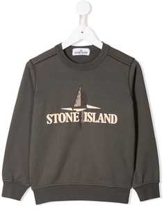 Stone Island Junior толстовка с логотипом