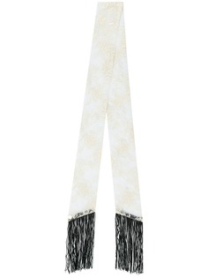 Ann Demeulemeester lace embroidered floral scarf