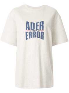 Ader Error футболка оверсайз с логотипом