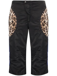 Martine Rose Motocross leopard print shorts