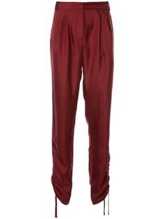 Tibi MENDINI TWILL SHIRRED PANT
