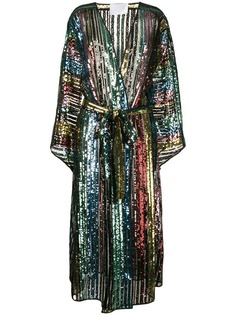 Athena Procopiou sheer sequin coat
