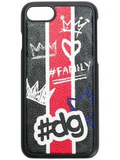 Dolce & Gabbana чехол для iPhone 8 с принтом #DG Graffiti