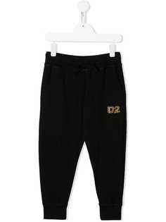 Dsquared2 Kids спортивные брюки с отделкой пайетками