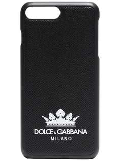 Dolce & Gabbana чехол для iPhone 7 с логотипом и короной