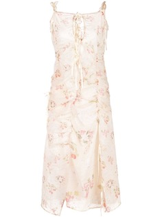 Renli Su платье с цветочным принтом