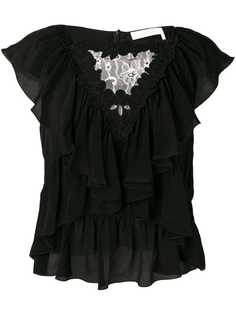 See By Chloé рубашка с оборками